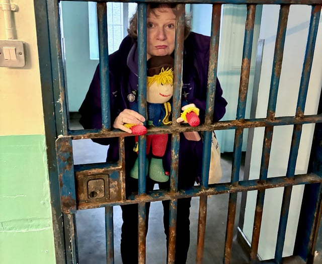 Children's TV star turns 'jailbird' for Wellington charity 