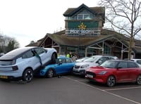 999 response after Volvo 'drives over' Mini trapping elderly person