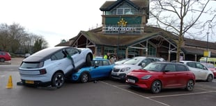 999 response after Volvo 'drives over' Mini trapping elderly person