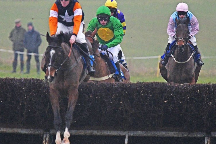 Point to point action at Chipley Park