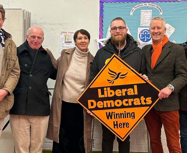 By-election winner becomes youngest member of Taunton Town Council