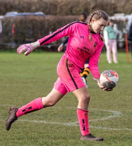 Wildcats' goalkeeper Bianca Hamlyn - in fine form