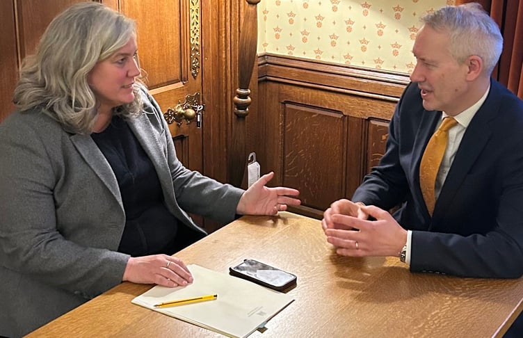 Gideon Amos MP met with secretary of state for transport Heidi Alexander to discuss the reopening of Wellington station.