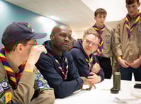 Explorer scouts complete challenge and meet UK's Chief Scout