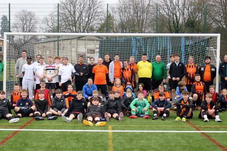 Wellington AFC Abilities' players and coaches