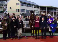 Local trainer Stuart Kittow off the mark with first winner 