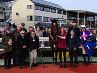 Local trainer Stuart Kittow off the mark with first winner 