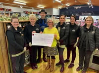 Rumwell Farm shop donates £4,550 to Mind in Somerset