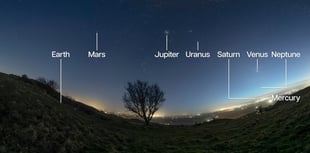 Photographer captures 'first ever' shot of 'planetary parade' 