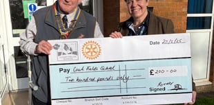 Court Fields School receives generous donation from Rotary Club