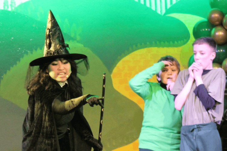 Karylle P as the Wicked Witch in the Court Fields School production of the Wizard of Oz