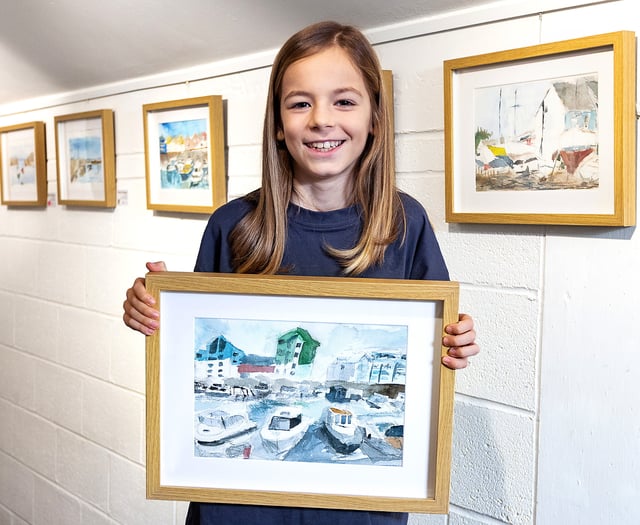 Meet eight-year-old artist who taught himself how to paint