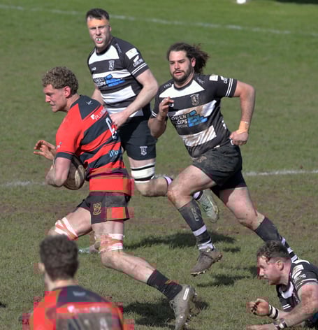Cam Venn - scored Wellington's only try at Truro