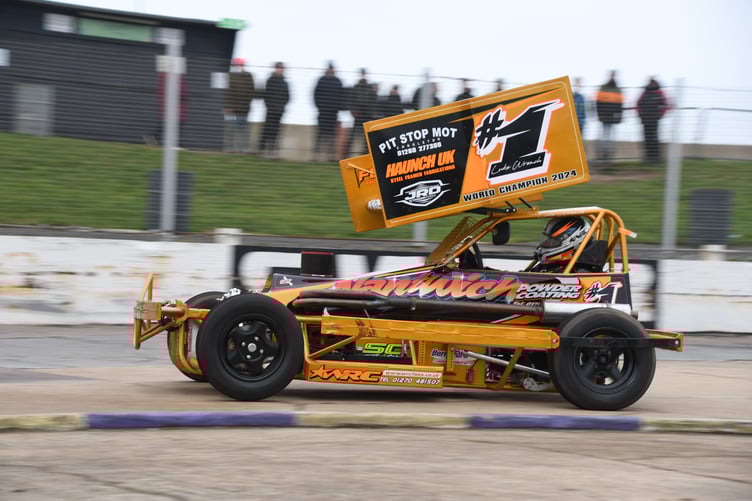 Formula Two stock car world champion Luke Wrench