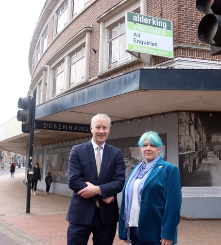 Ropemaker Properties representative with Gideon Amos MP