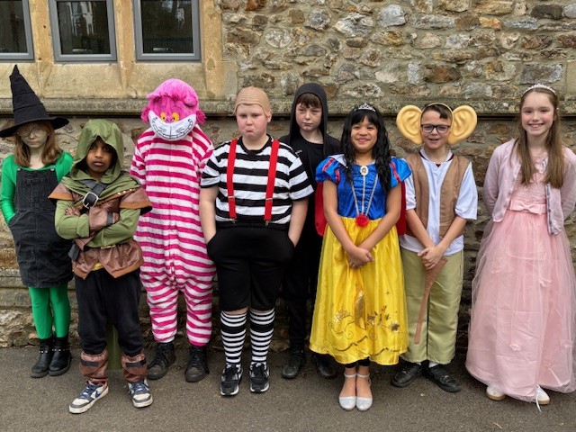 St John's C of E Primary School year six students dress as a range of characters for World Book Day