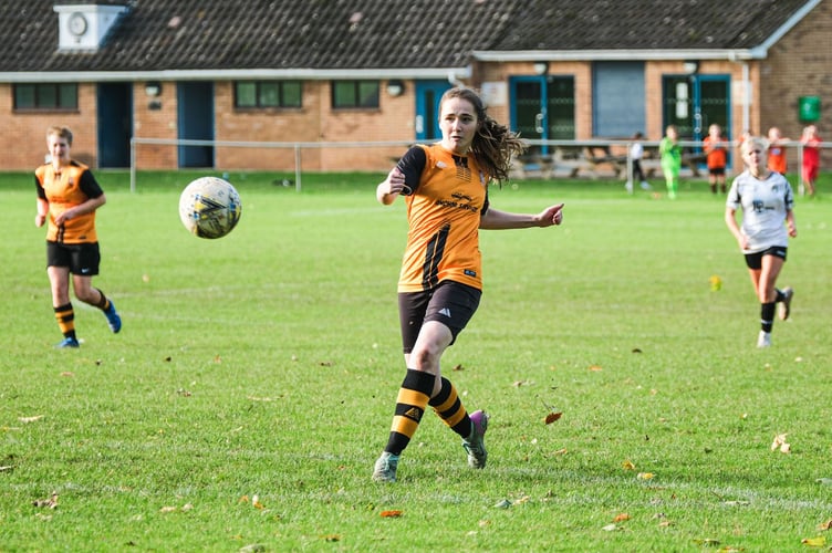 Leah Morrell, scorer of both Wildcats goals (Photo: Robin Steward Photography)