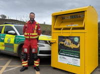 Clothing bank for air ambulance launched at farm shop 