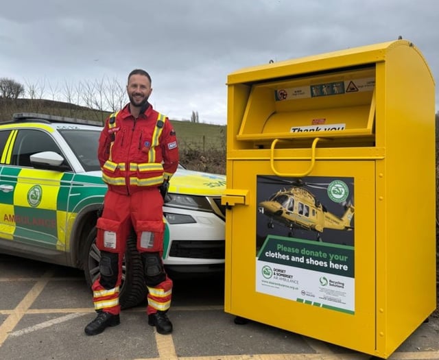 Clothing bank for air ambulance launched at farm shop 