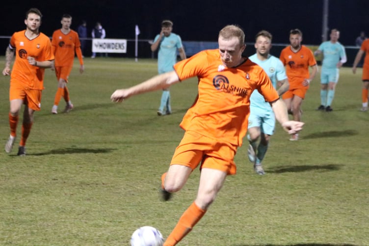 Wellington on the attack at Ivybridge Town (Photo: Around Wellington news and sport website)