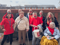 Care home residents fundraise for Red Nose Day