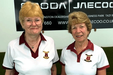 Liz May (left) and June Anderson.