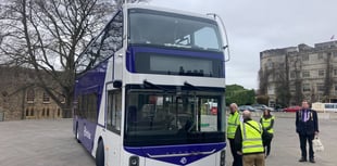 New electric buses go on show before operational start in April