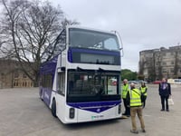 New electric buses go on show before operational start in April