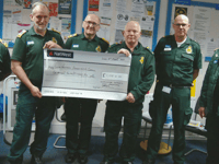 Emergency volunteers raise £1,200 for response vehicle