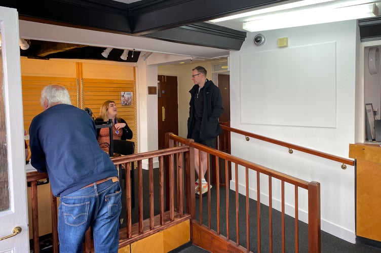 The new reception space for Wellington Town Council