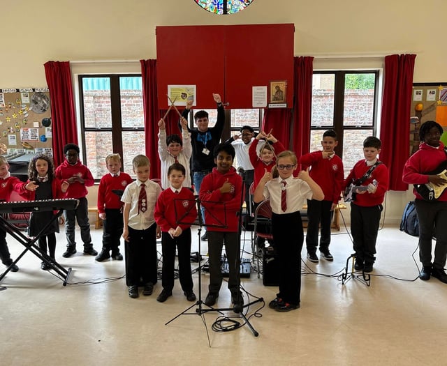 Wellington primary school hosts morning of rock n' roll
