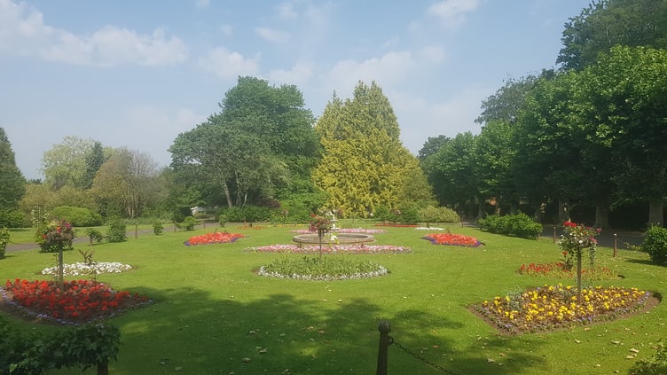 A view of Wellington Park.