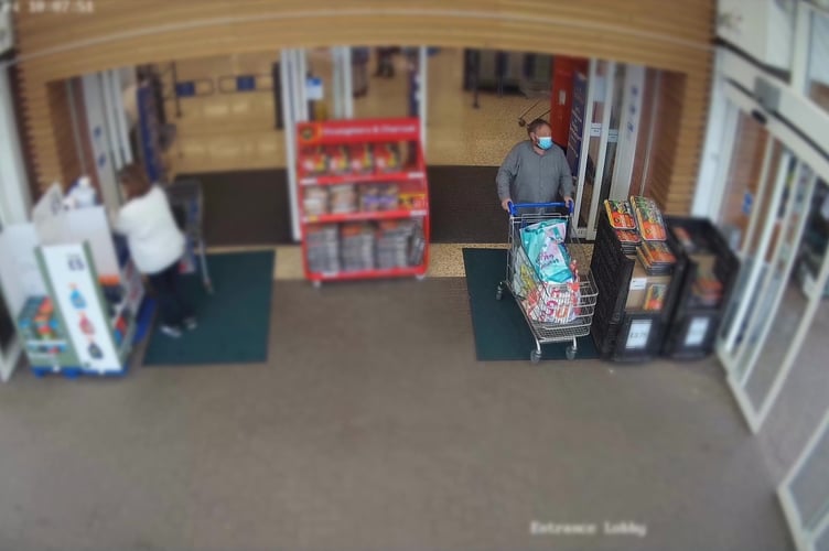 Video grab of a shoplift gang who filled 857 trollies with £130,000 worth of stolen goods handed themselves in - after police wrote them all an ultimatum letter.The six thieves targeted dozens of shops and supermarkets across Suffolk, Somerset, Surrey and Cornwall between January 2022 and February 2024.  Photo released April 4 2025.CCTV footage captured them stuffing trollies to the brim with items - and brazenly leaving the stores after making no attempt to pay. They stole everything from toilet roll and nappies to alcohol and cleaning products - before they sold them on at cut-down rates in "their very own criminal supermarket chain".