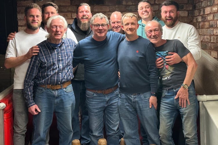 Holywell Lake, who play in the Gerald Thorne Championship, back left to right: Alex Smith, Scott Pincombe, Lee Newberry, Carl Wood, Dave Howell, Scott Newberry; front: Terry Dowson, Steve Dowson, Ryan Skeels, Gary Regan.