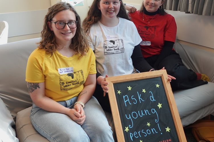 Forum Co-Chairs, Erica and Rachel, with SWT Wilder Youth Officer