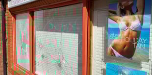 Hairdresser windows smashed in overnight attack