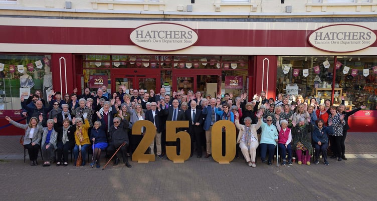Hatchers are celebrating 250 years as one of the UK's oldest family owned department stores