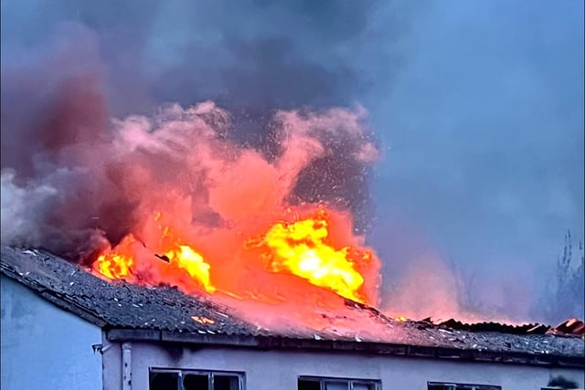 Wellington fire crews assist in response to derelict building blaze