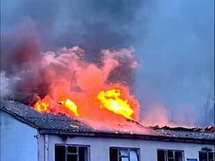 Wellington fire crews assist in response to derelict building blaze