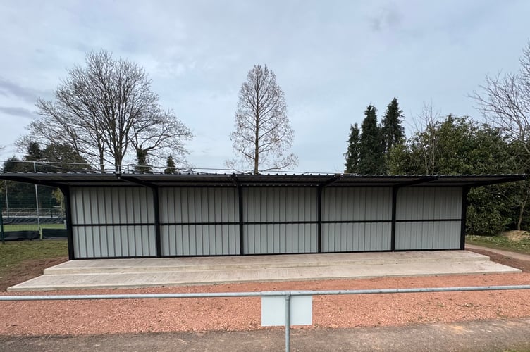 Wellington's new spectator stand at the Playing Field