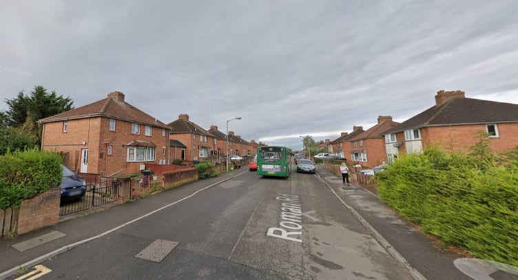 Roman Road in Taunton (Photo: Google Maps)