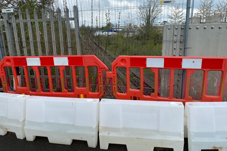 Tonedale railway bridge has been partially destroyed in traffic accident last week