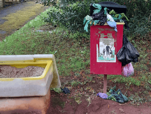 Public outcry over state of overflowing dog poo bins 