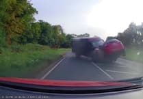 Shocking video shows moment bus is driven into oncoming traffic