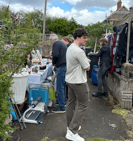 The first Watchet Jumble Trail on Easter Monday was a huge success. PHOTO: Kate Kennedy.