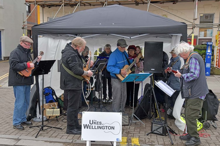THE UKES OF WELLINGTON ENTERTAINED