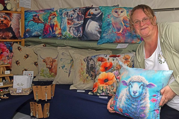 COLOURFUL STALL FROM  SARAH RACKHAM 