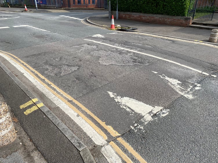Councillors have highlighted South Street as one of the worst roads for potholes in Wellington