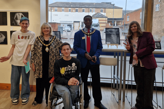 Three 16-year-old artists launch exhibition exploring disability