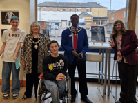 Three 16-year-old artists launch exhibition exploring disability
